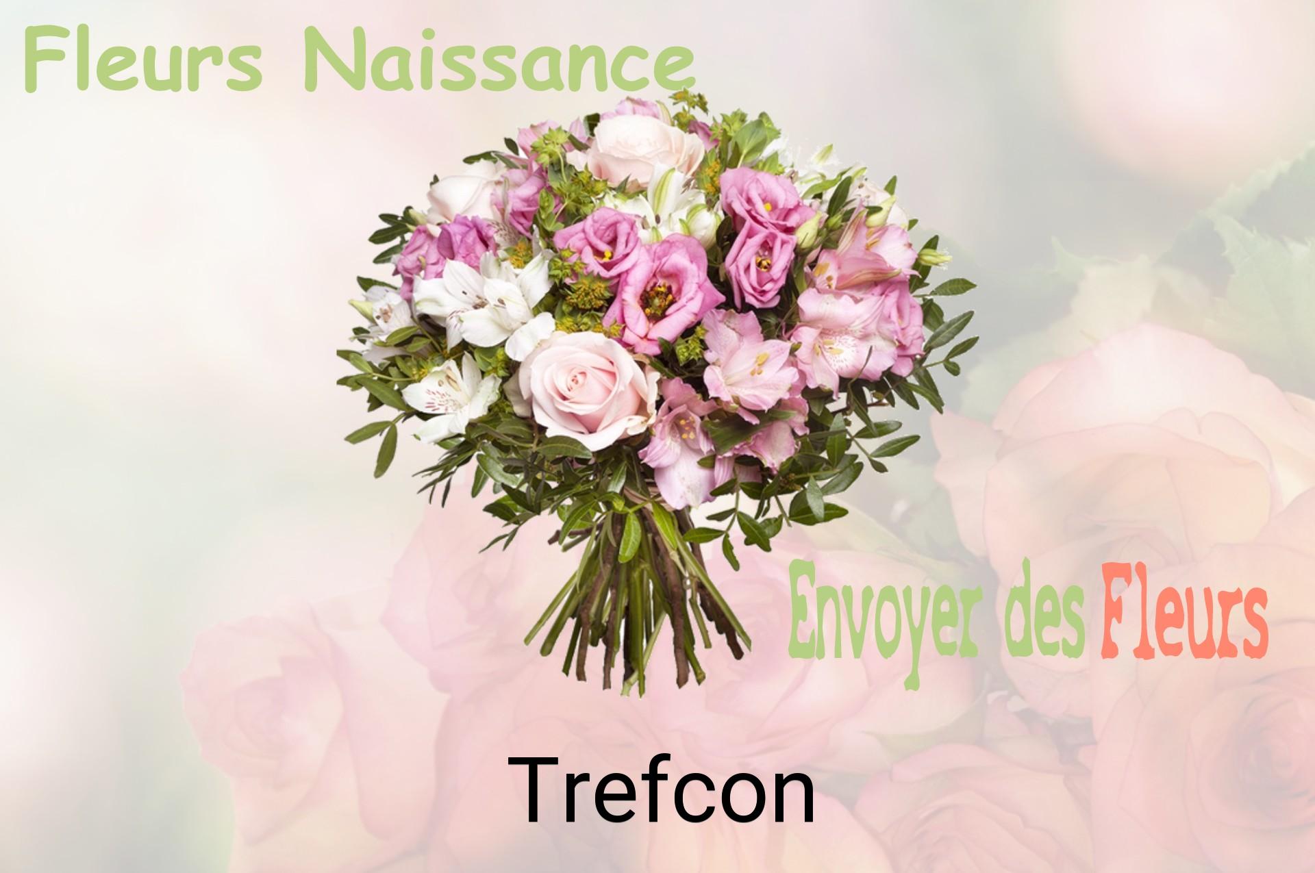 Bouquet de fleurs de naissance livré à Trefcon